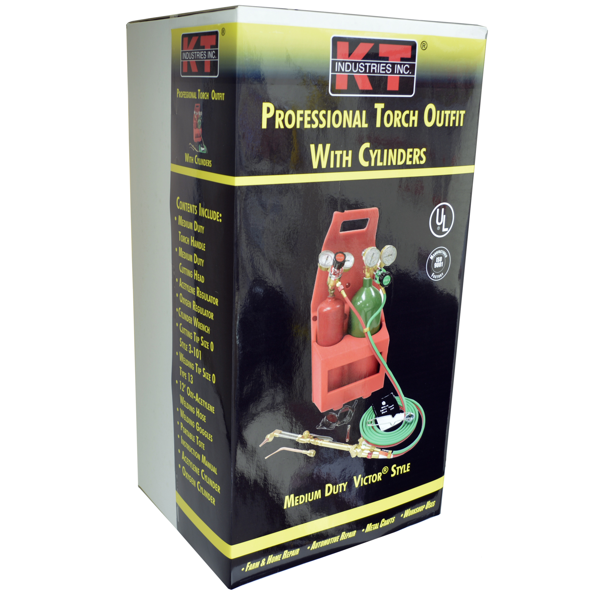 K-T Industries Portable Victor Style Torch Kit with Cylinders, Model# 31-5009